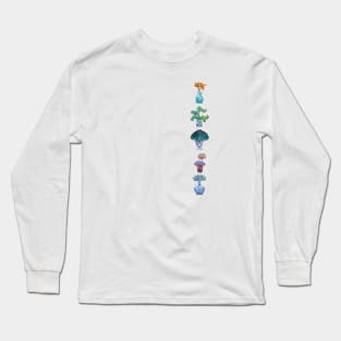 Succulents in glass Long Sleeve T-Shirt